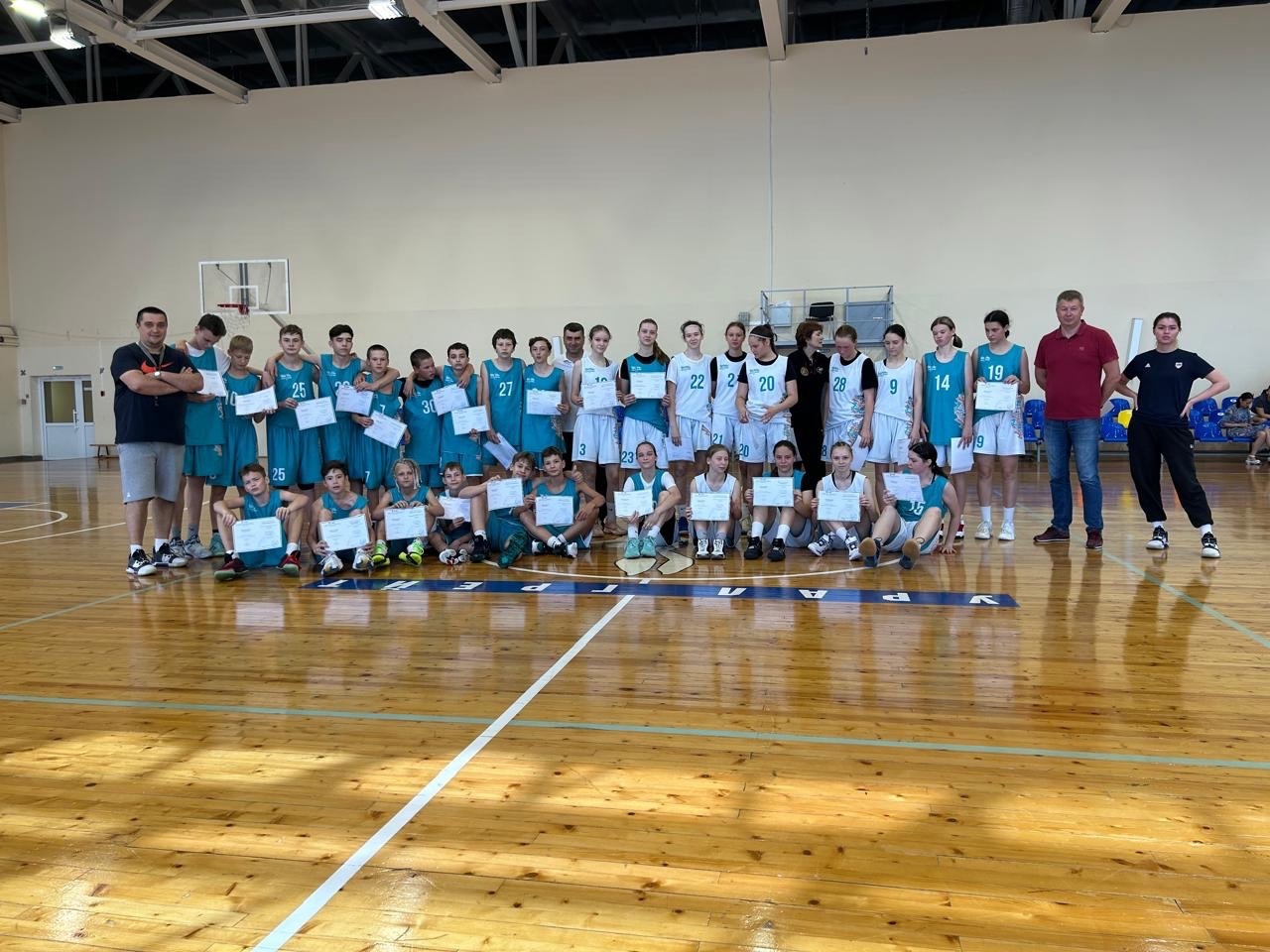 Завершился баскетбольный интенсив под эгидой "Академии первых" (Сириус) и Школы баскетбола "Сибур"